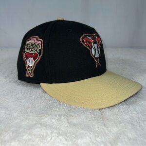 New Era Arizona Diamondbacks 2-Tone 59FIFTY Hat 1998 Inaugural Side Patch